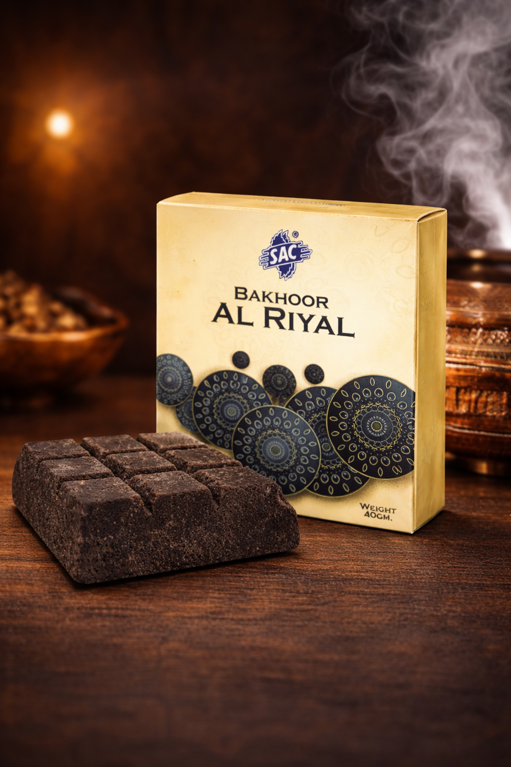 Bakhoor Al Riyal – Encens Oriental Premium pour Brûleur Électrique & Traditionnel
