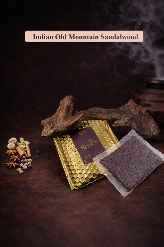 Indian Old Mountain Sandalwood – Encens Premium au Bois de Santal Ancien